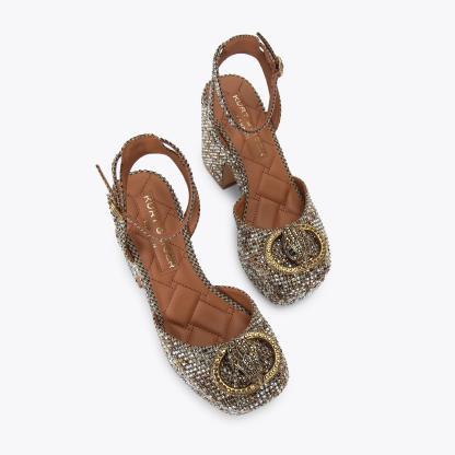 Kurt Geiger London Chelsea Closed Platform - Beige - view 3