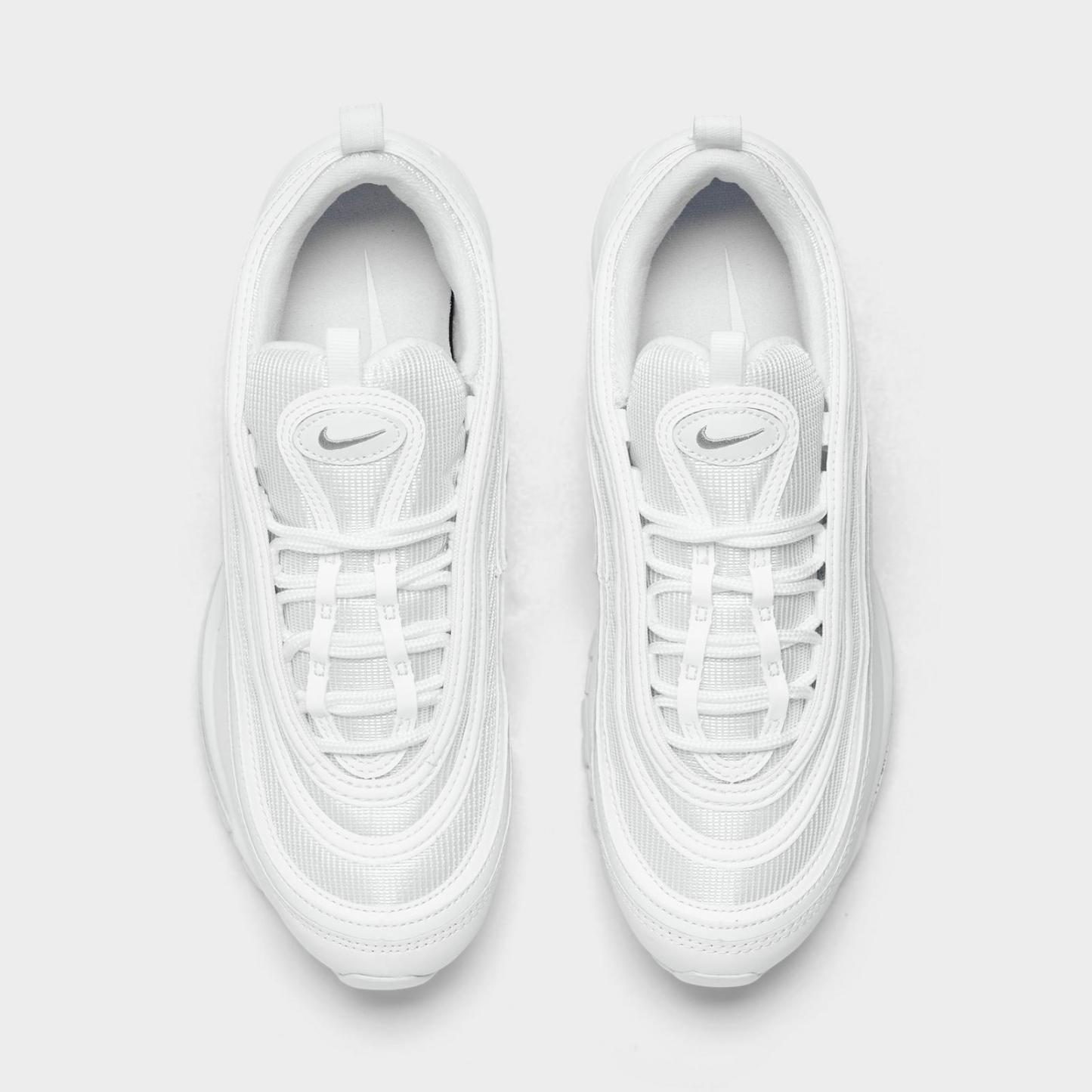 Men's Nike Air Max 97 Casual Shoes - White/Black/Wolf Grey