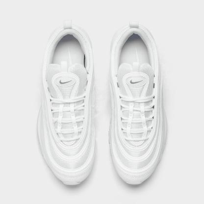 Men's Nike Air Max 97 Casual Shoes - White/Black/Wolf Grey