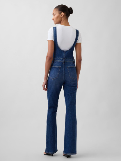 Long & Lean Overalls - Dark wash