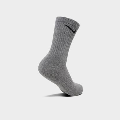 Nithtke Everyday Cushioned Training Crew Socks (3-Pack) - Grey (SX7664-064)