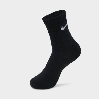 Nike Everyday Cushioned Training Ankle Socks (3-Pack) - Black/White