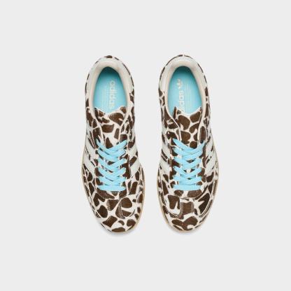 Women's adidas Originals Samba OG Casual Shoes - Part 5 - Crystal Linen/Ivory/Gum - Top view