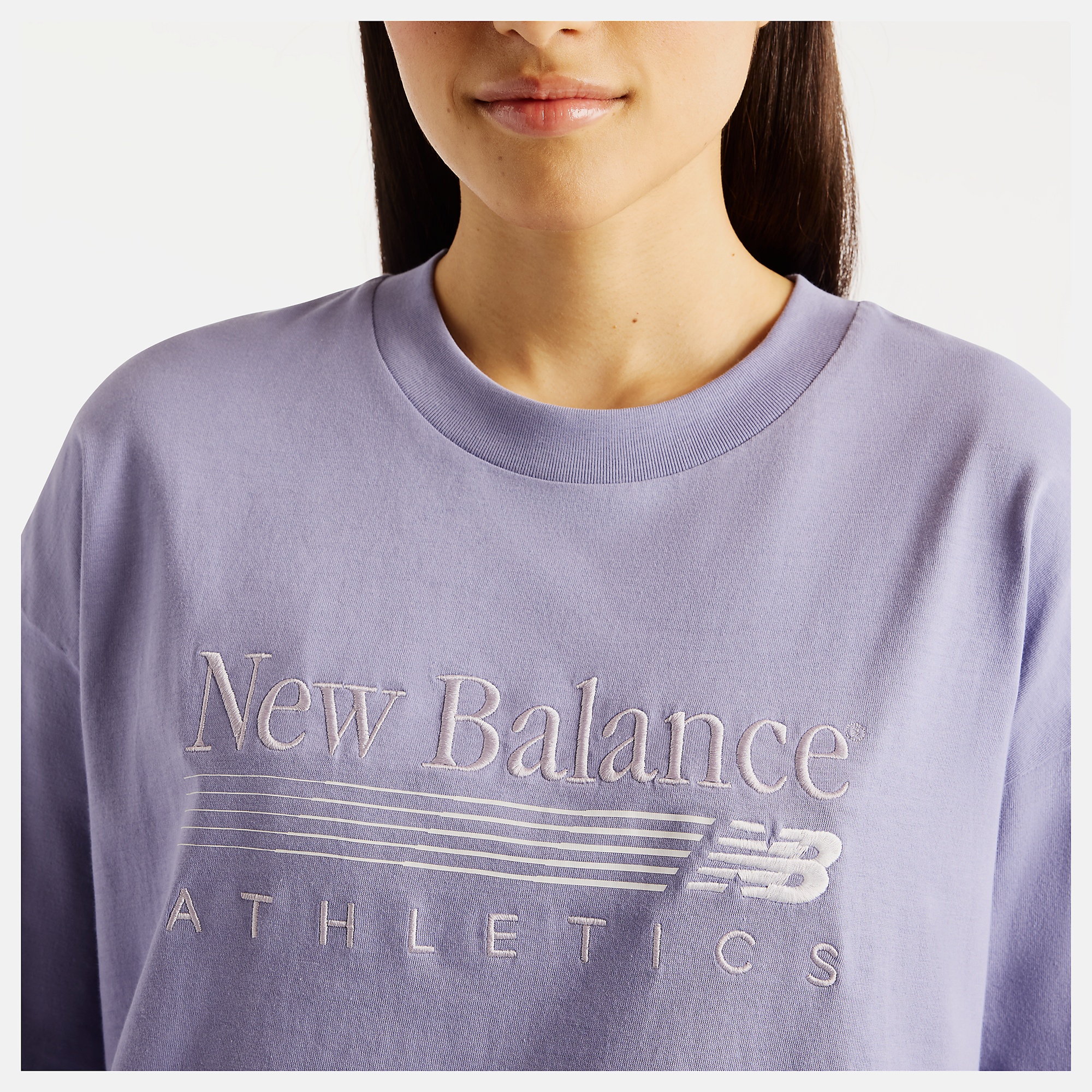 New Balance Trackside Oversized T-Shirt, WT6297MKDSV