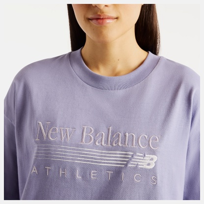 New Balance Trackside Oversized T-Shirt, WT6297MKDSV