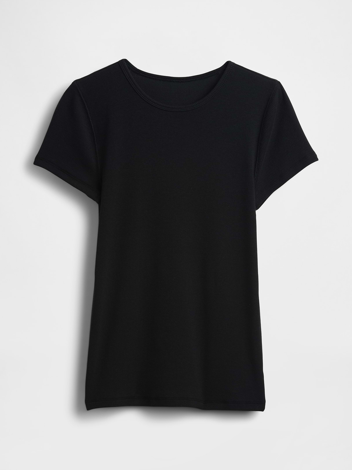 Modern Rib T-Shirt - Black