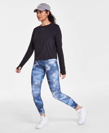 Nike Women's One Classic Dri-FIT Long-Sleeve Top - Black