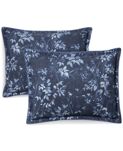 Lauren Ralph Lauren Caterina 3-Pc. Duvet Cover Set, Full/Queen - Navy