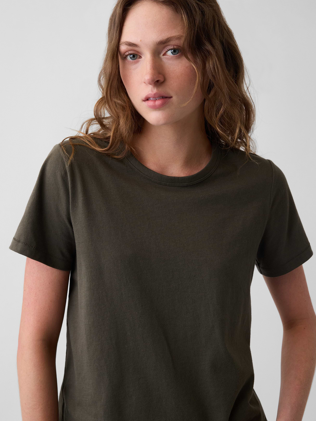 Organic Cotton VintageSoft T-Shirt - Bamboo green