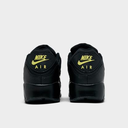 Men's Nike Air Max 90 Casual Shoes - Black/Buff Gold/Anthracite