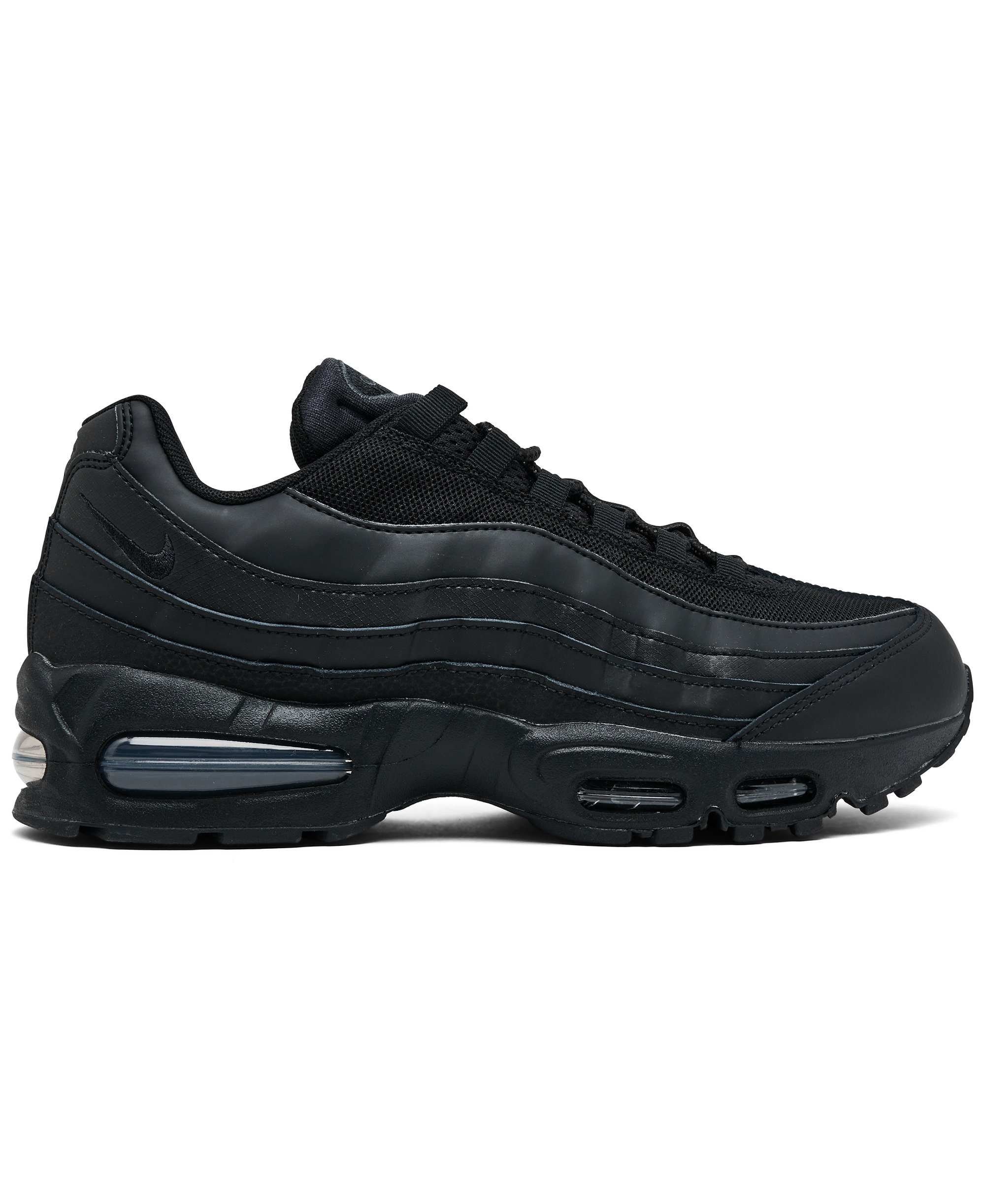 Nike Men's Air Max 95 Big Bubble Total 90 Casual Sneakers from Finish Line - Black