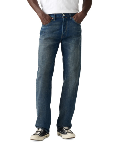 Levi's Men's 501 Straight-Fit Button Fly Stretch Jeans - 3pm In Columbus