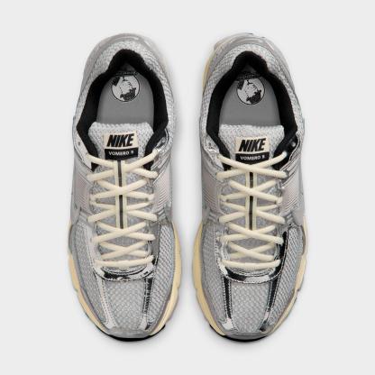 Men's Nithtke Zoom Vomero 5 Casual Shoes - Part 1 - Grey Fog/Metallic Silver/Coconut Milk/Chrome - Top view