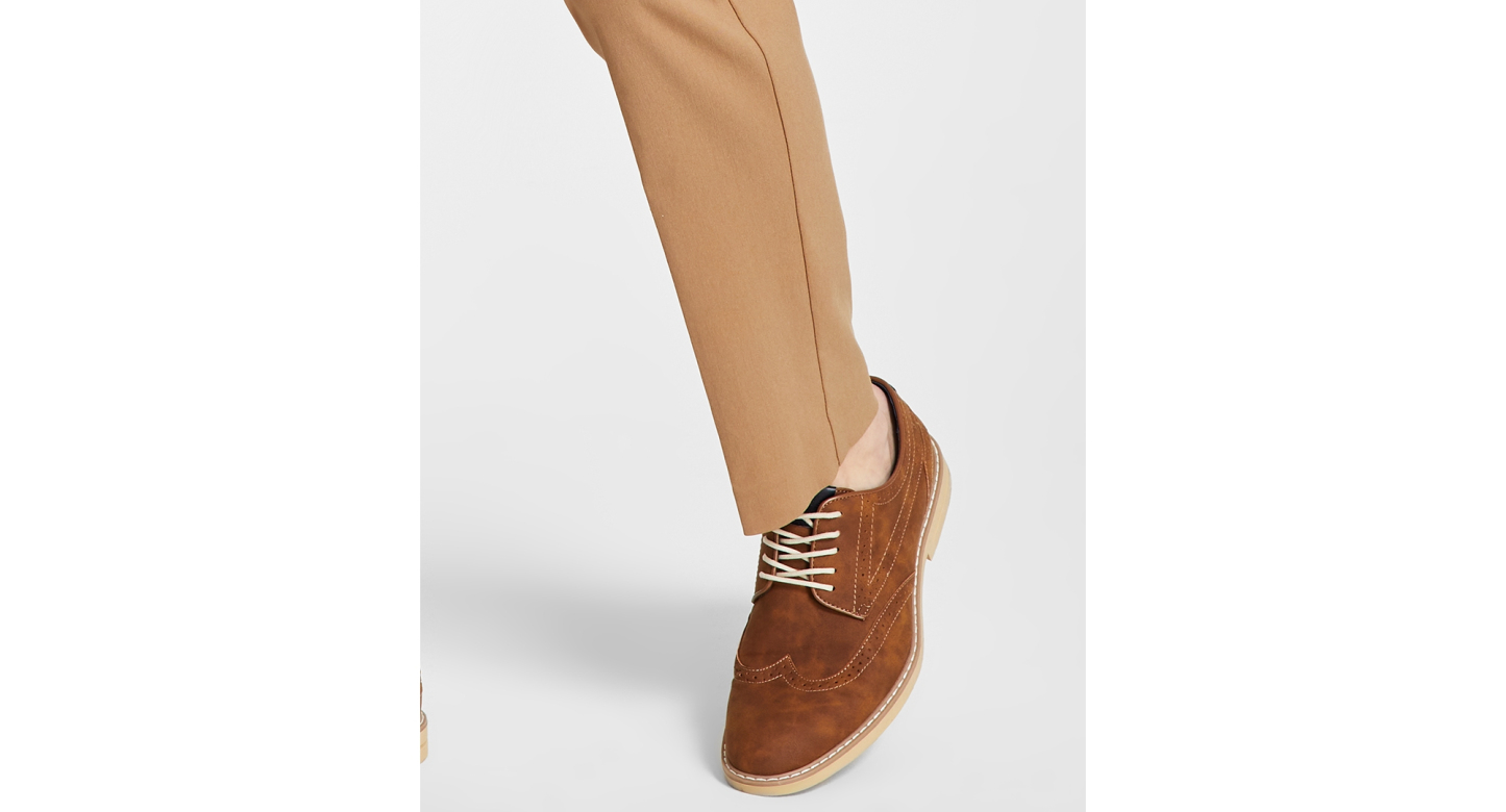 Tommy Hilfiger Men's Modern-Fit TH Flex Stretch Solid Performance Pants - Light Camel