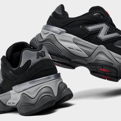 Little Kids' New Balance 9060 Casual Shoes - Black/Castlerock - view 3