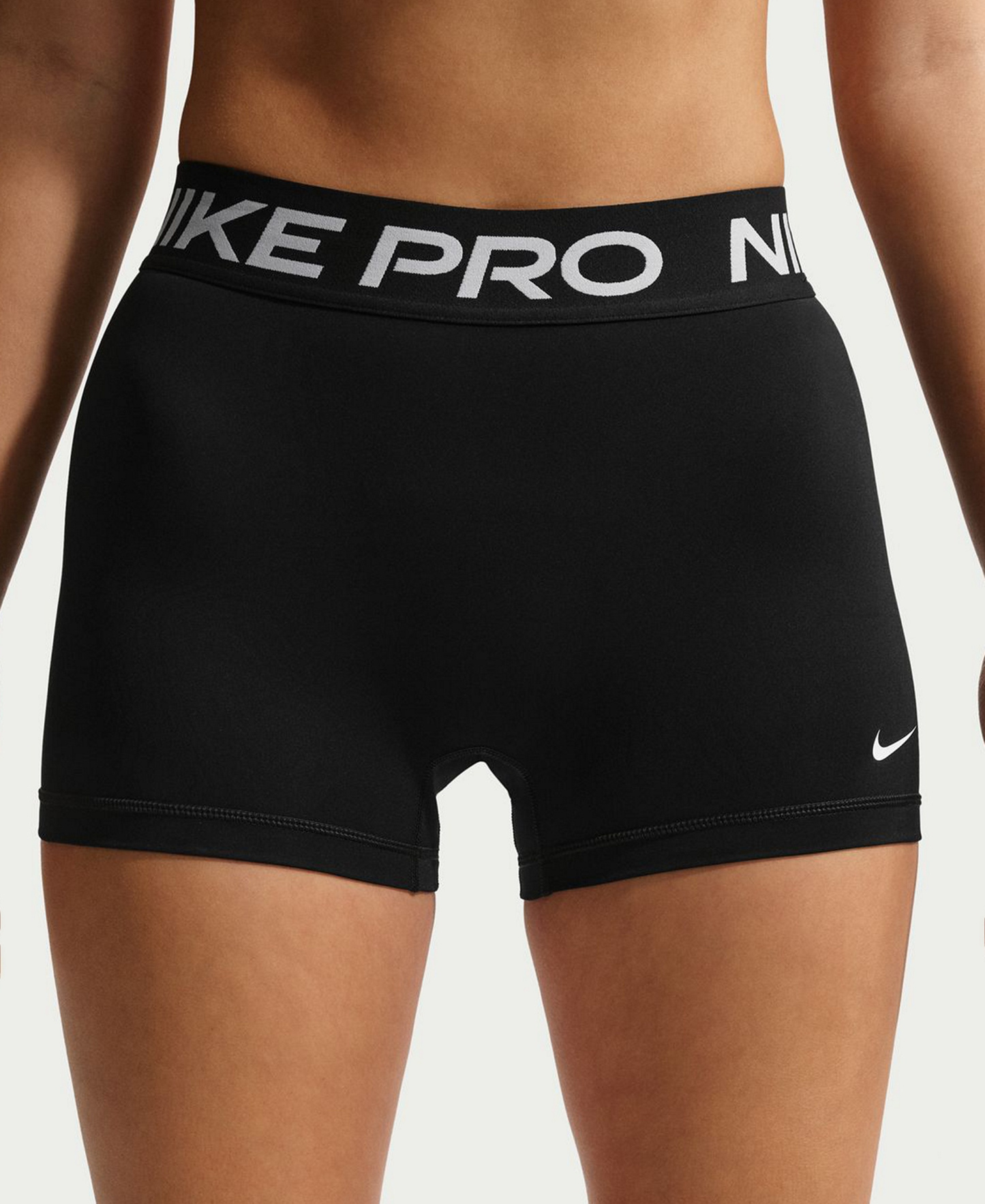 Nike Women's Mid-Rise Biker Shorts - Black/white
