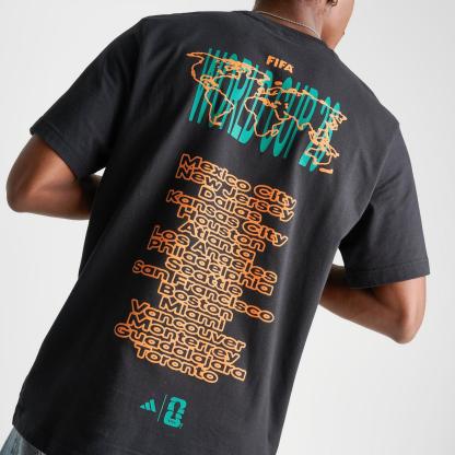 Men's adidas FIFA World Cup 26 Tour Graphic T-Shirt - Black - view 6