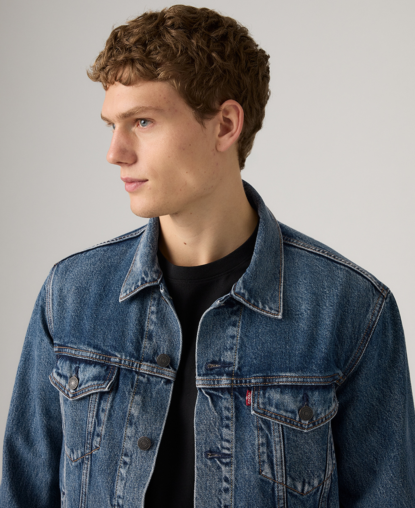 Levi's Men's Regular-Fit Stretch Denim Trucker Jacket - Lombard
