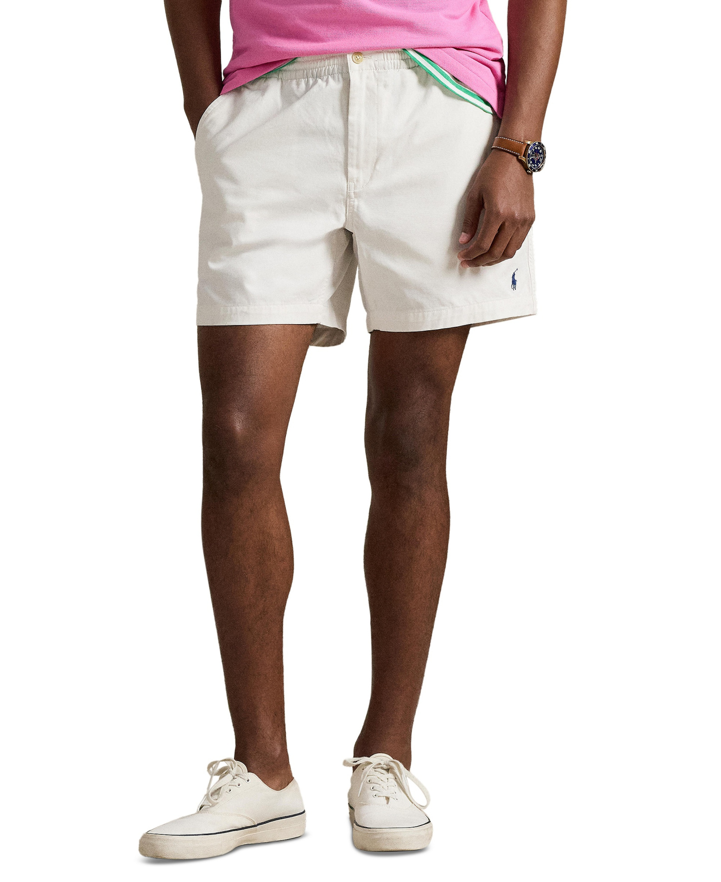 Polo Ralph Lauren Men's 6-Inch Polo Prepster Stretch Chino Shorts - Deckwash White