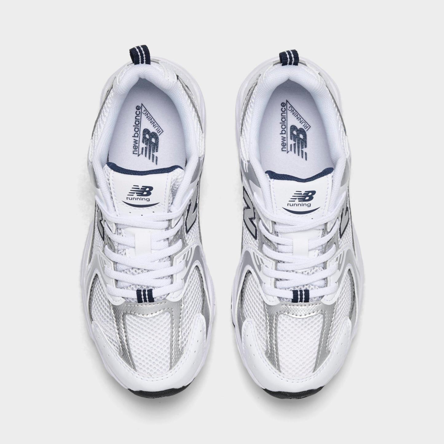 Little Kids' New Balance 530 Casual Shoes - White/Navy - view 5