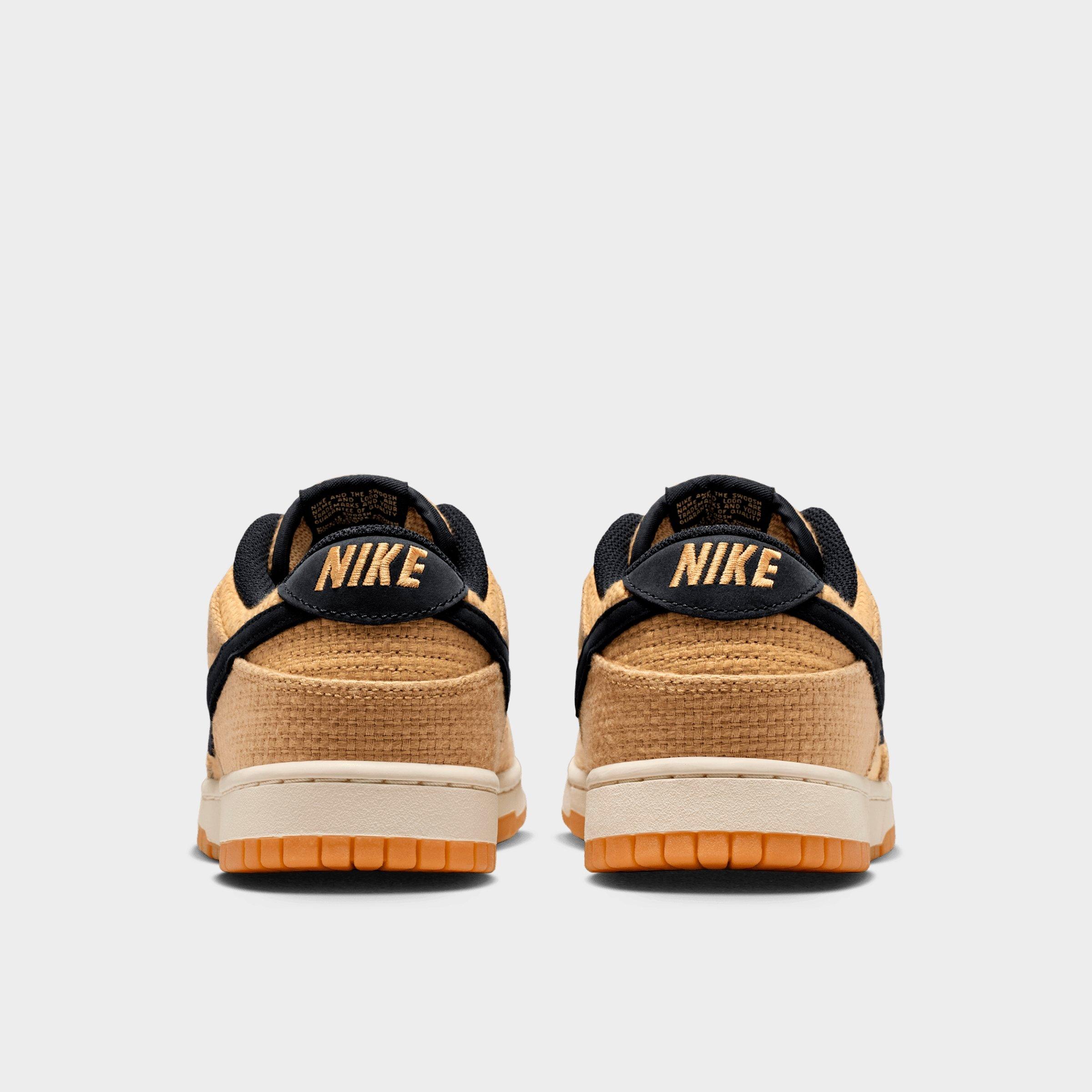 Men's Nithtke Dunk Low Retro SE Casual Shoes - Filbert/Twine/Coconut Milk/Black - Back view