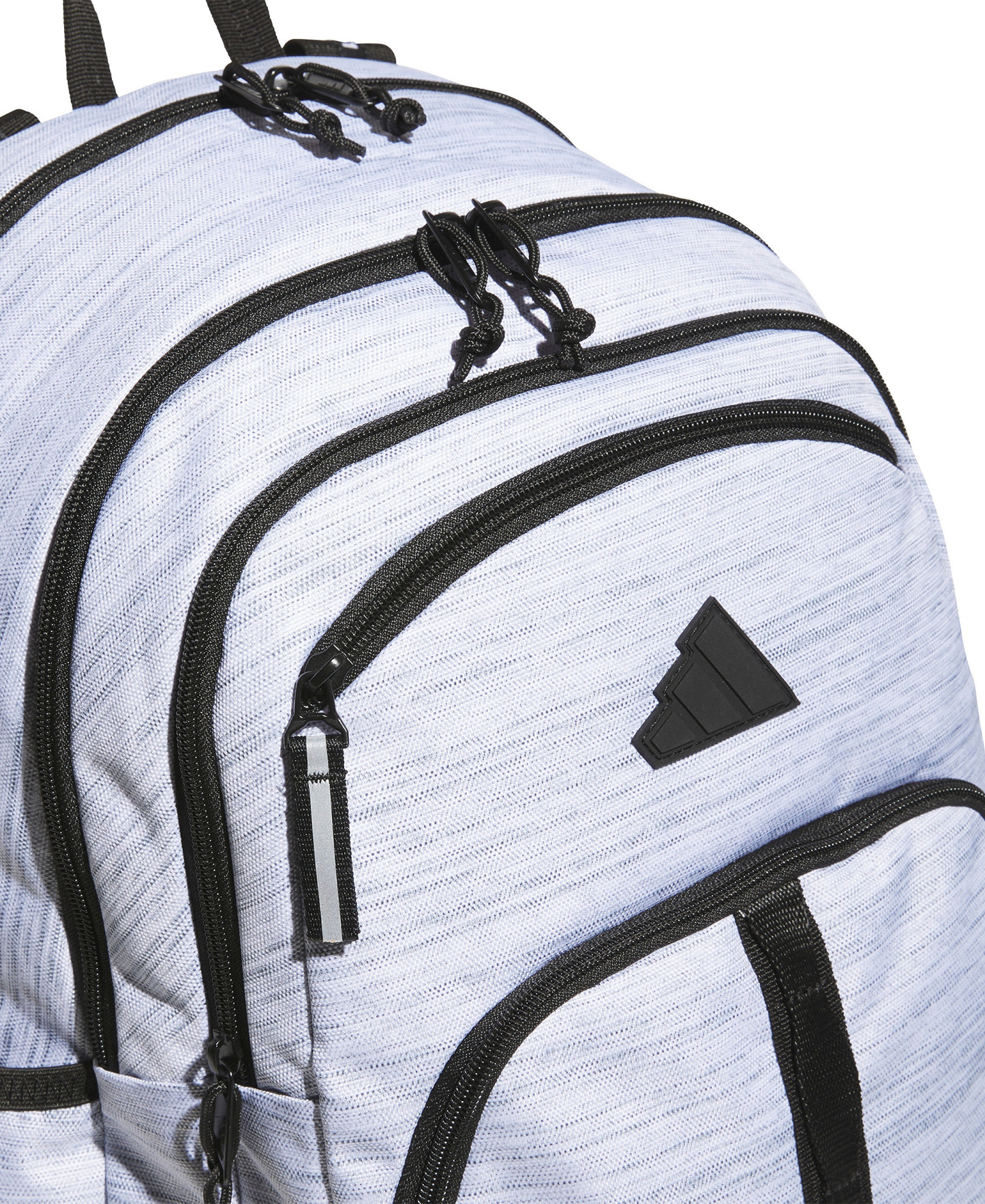 adidas Men's Multi-Compartment Design Backpack Messenger - Two Tone White/Black