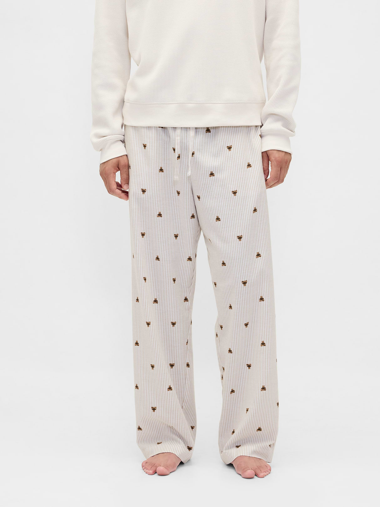 Adult Softest Flannel PJ Pants - Brannan stripe print