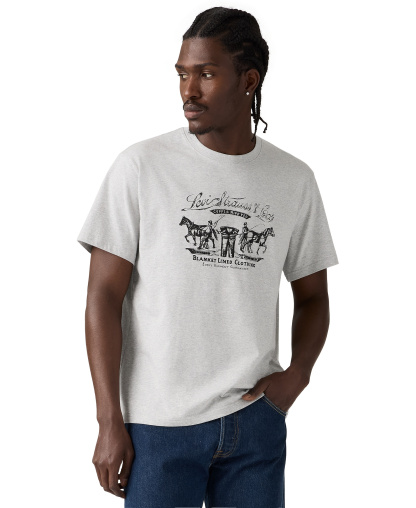 Levi's Men's Signature Graphic T-Shirt - Gray