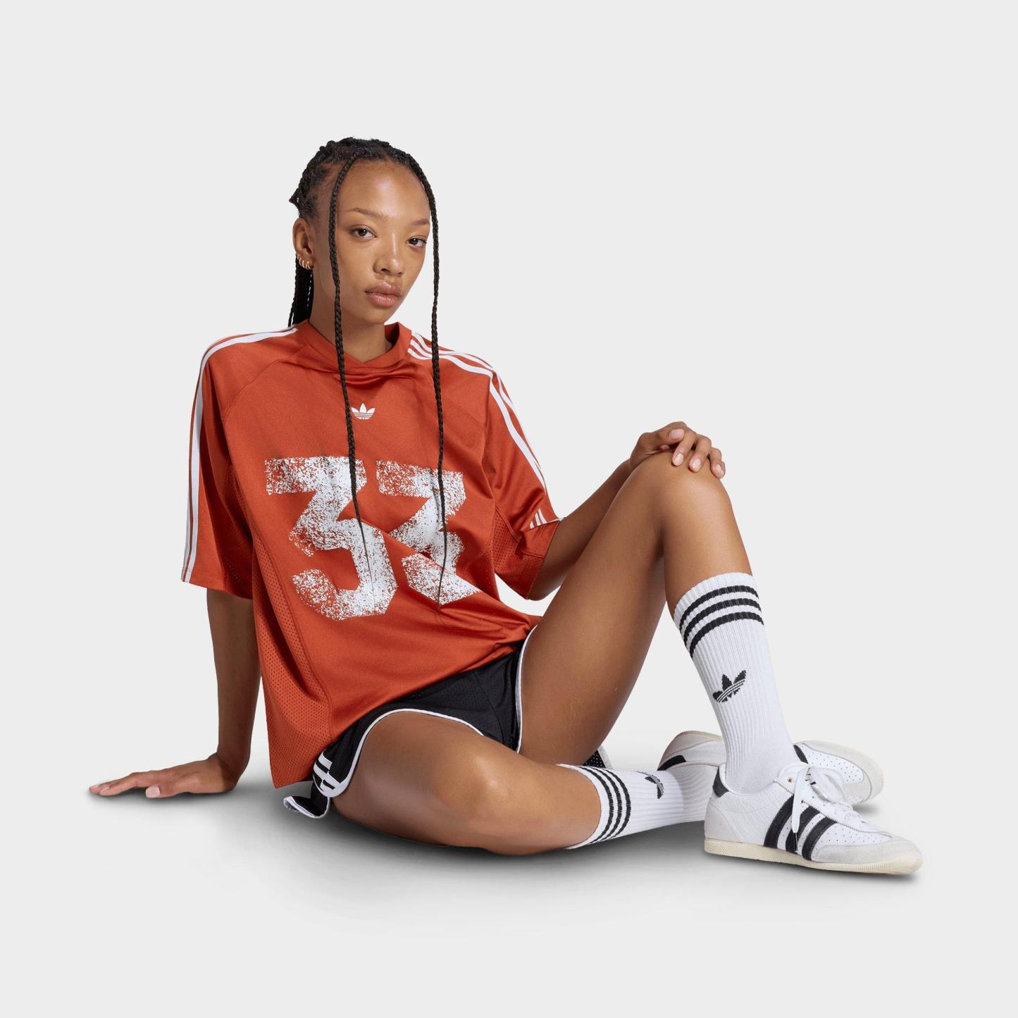 Women's adidas Originals Jersey Top - Vermillion