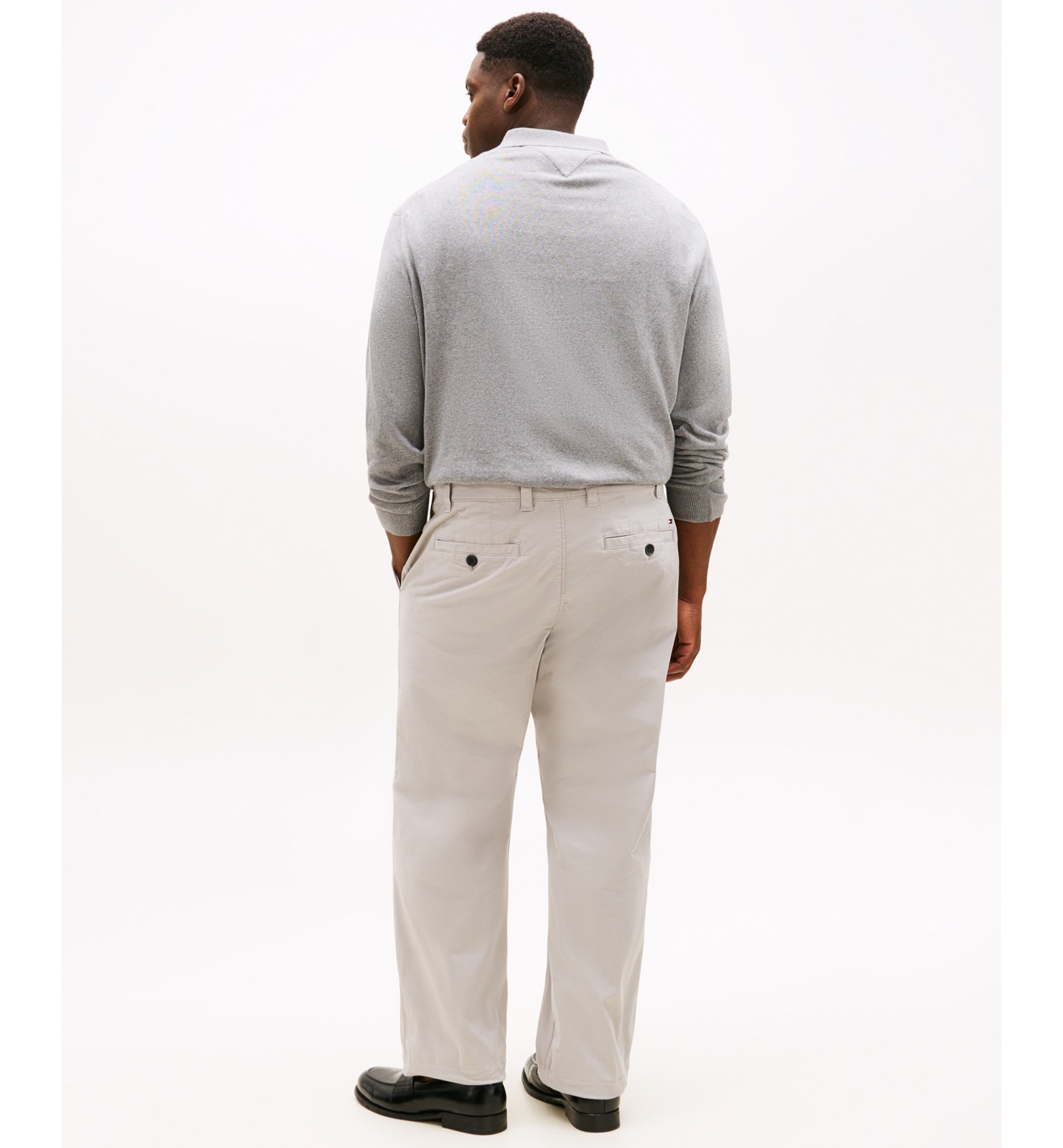 Tommy Hilfiger Men's Big & Tall TH Flex Stretch Custom-Fit Chino Pants - Drizzle
