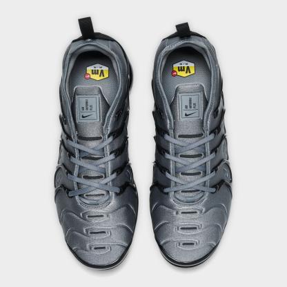 Men's Nike Air VaporMax Plus Running Shoes - Cool Grey/Black