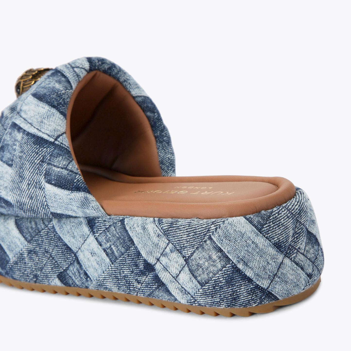 Kurt Geiger London Kensington Puff Sandal - Blue - view 4
