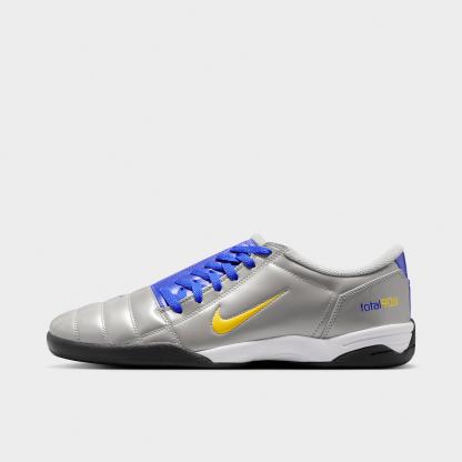 Men's Nithtke Total 90 Casual Shoes - Part 2 - Metallic Silver/Racer Blue/Black - Left shoe facing left. Outside of the shoe.