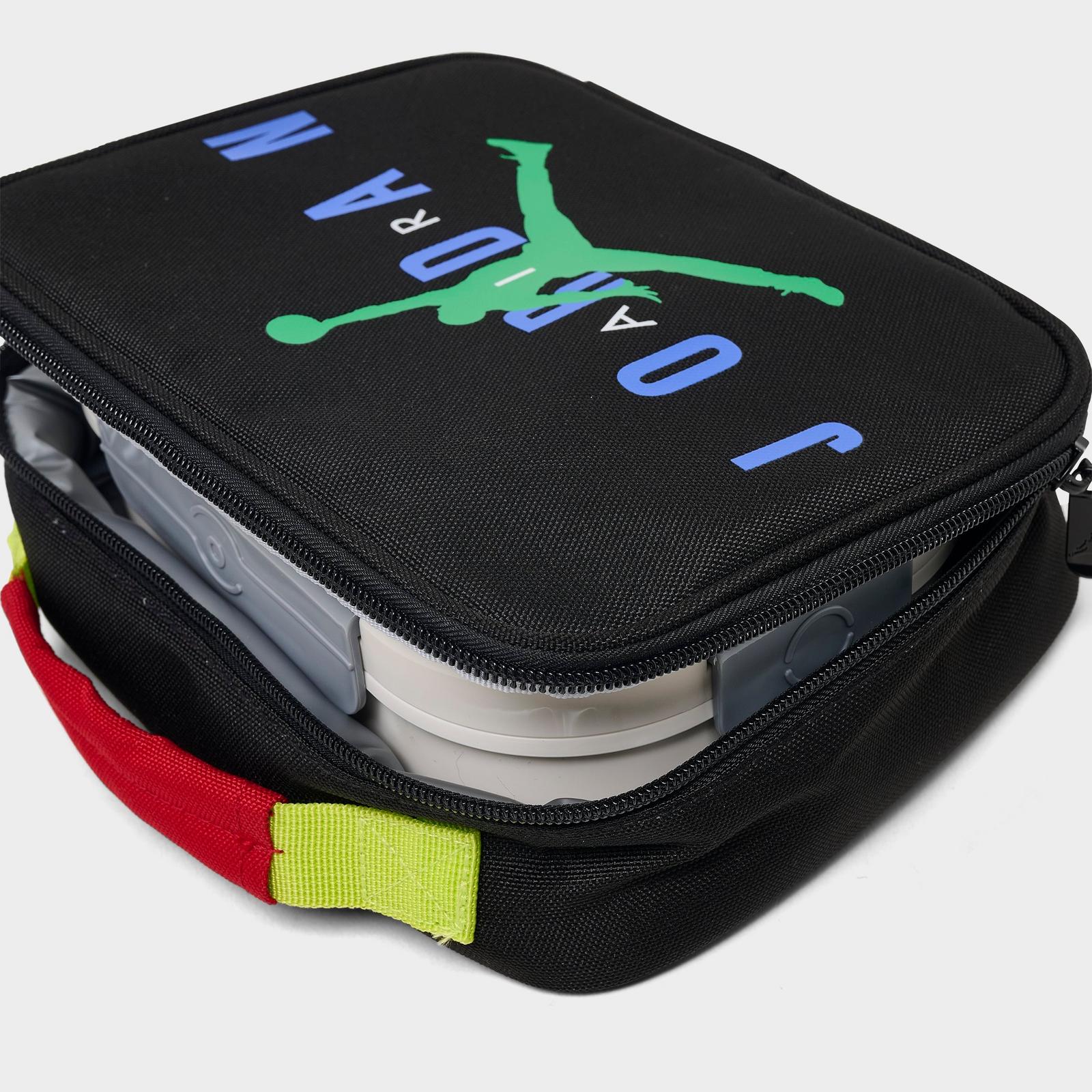 Kids' Air Jordan Lunch Bag (3L) and Backpack (18L) - Black/Game Royal - view 6