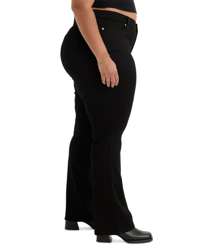 Levi's Trendy Plus Size 415 Classic Bootcut Jeans - Soft Black