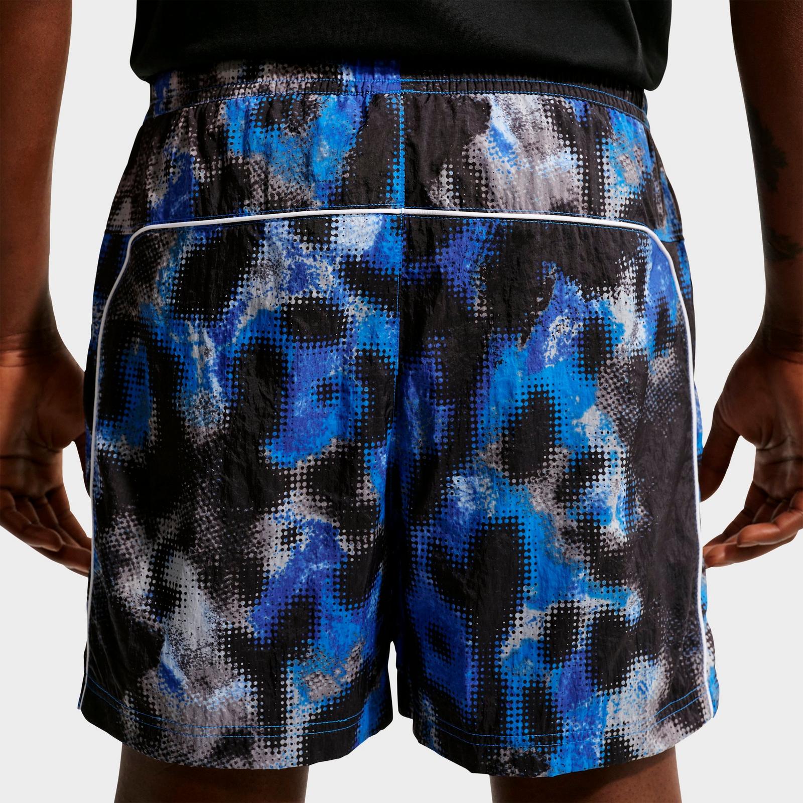 Men's Nike Air Printed Woven Shorts - Blue Crystal