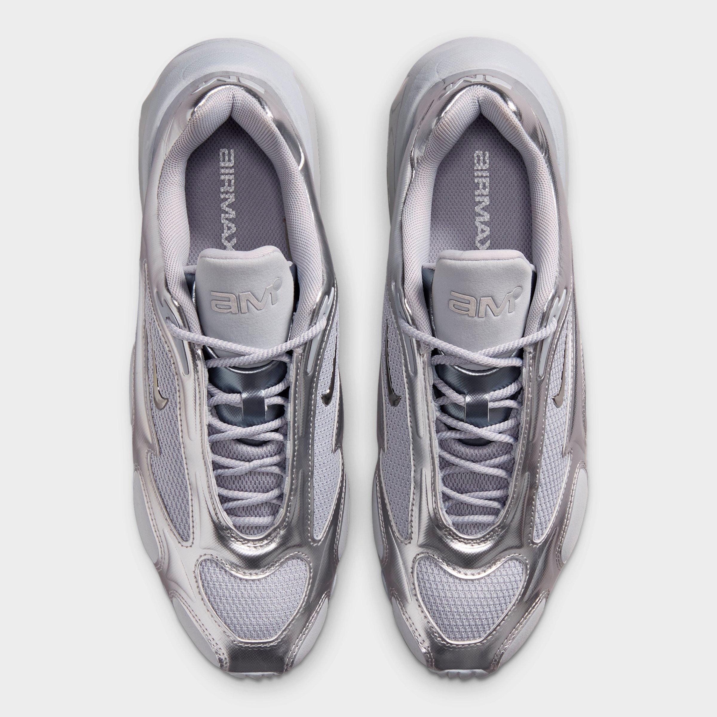 Women's Nithtke Air Max Muse Casual Shoes - Metallic Silver/Metallic Silver - Top view