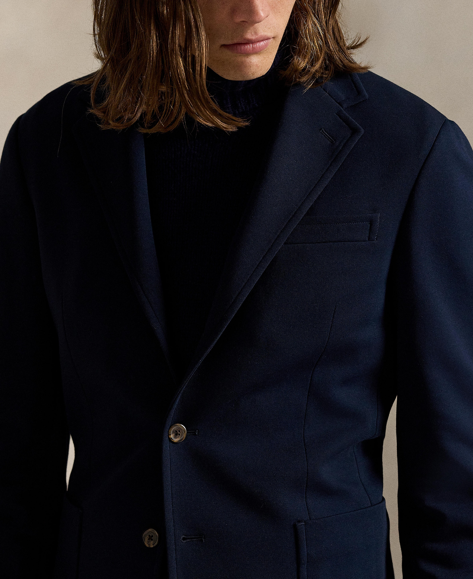 Polo Ralph Lauren Men's Modern-Fit Double-Knit Jacket - Aviator Navy