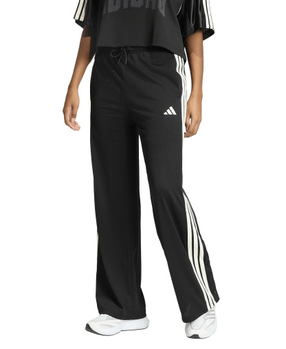 adidas Women's Stadium Mesh Sportswear Pants - Black/off White/crystal Linen