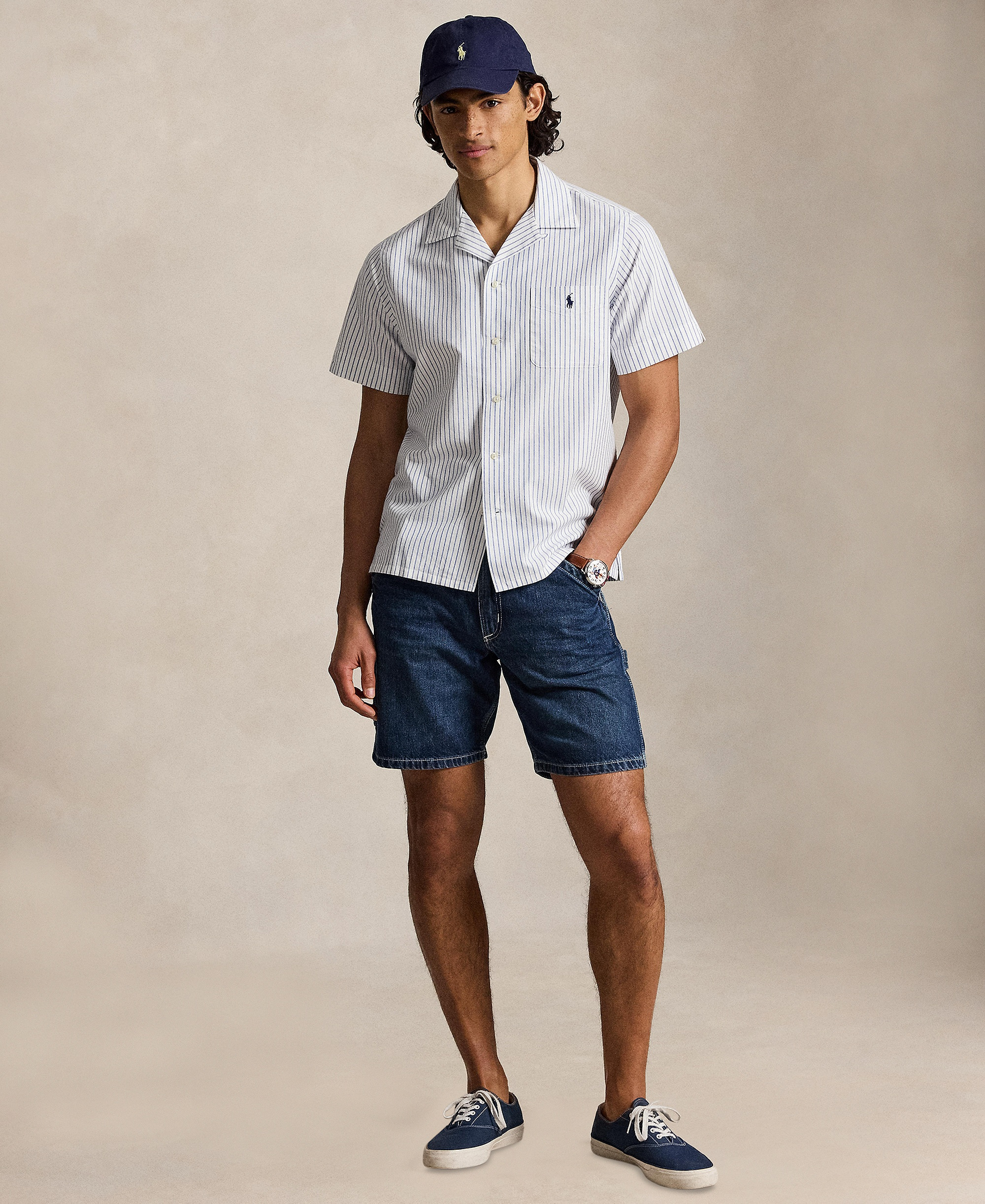 Polo Ralph Lauren Men's Classic-Fit Oxford Shirt - White Royal