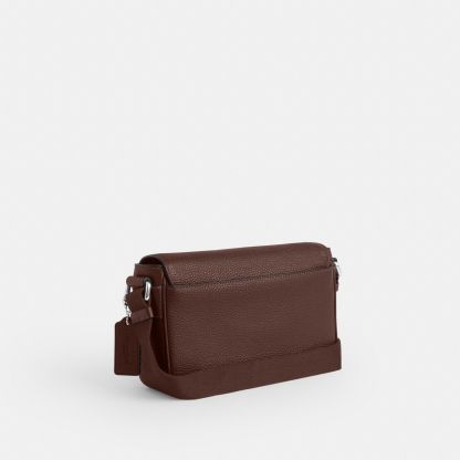 Jack Small Flap Crossbody Bag - Silver/Maple - view 4