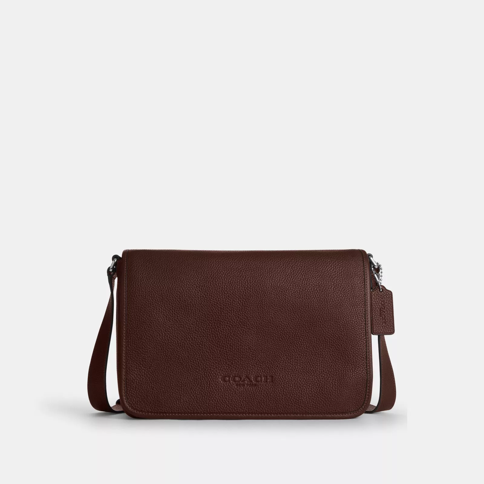 Colby Messenger Bag 32 - Silver/Maple