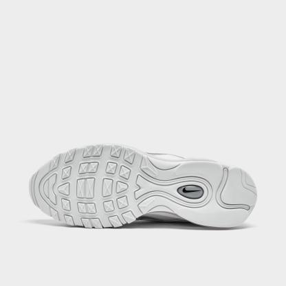 Men's Nike Air Max 97 Casual Shoes - White/Black/Wolf Grey