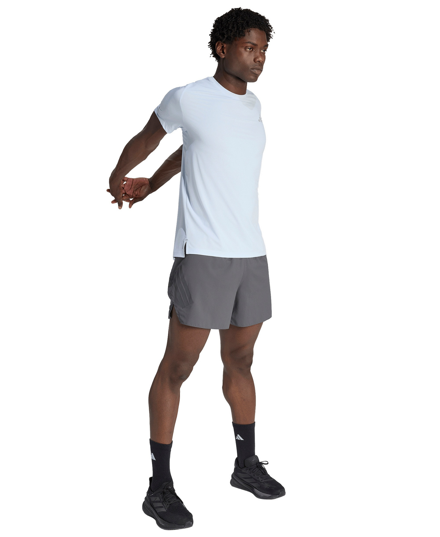 adidas Men's Running Climacool Short-Sleeve T-Shirt - Crystal Sky