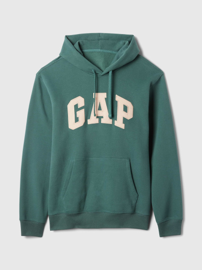 Adult VintageSoft Arch Logo Hoodie - vintage green