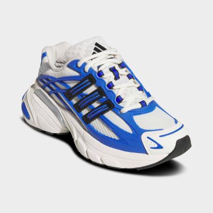Big Kids' adidas Adistar XLG 2.0 Casual Shoes - Hi-Res Blue/Core Black/Off White - Both shoes facing left