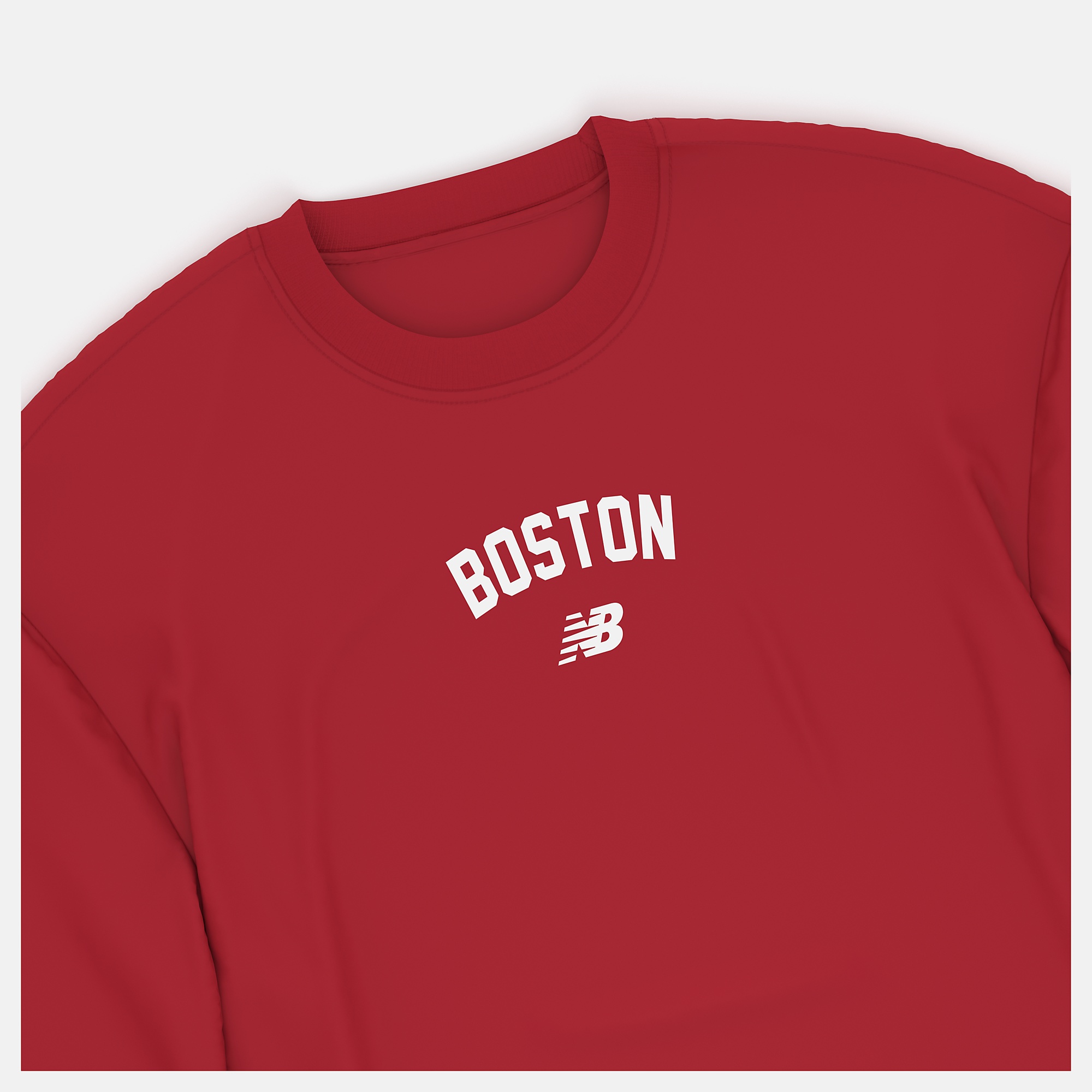 New Balance Boston City Waist Length T-Shirt, WT61W25ATRE