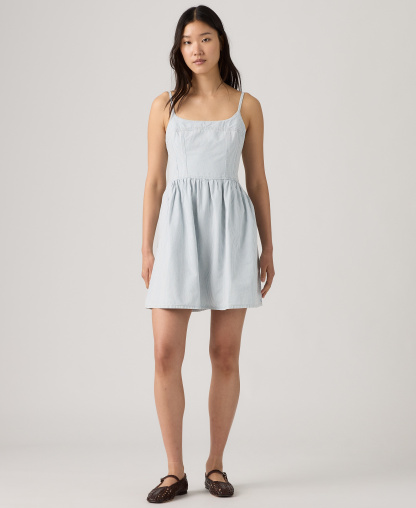 Levi's Women's Jadine Square Neck Denim Mini Dress - Handy Women