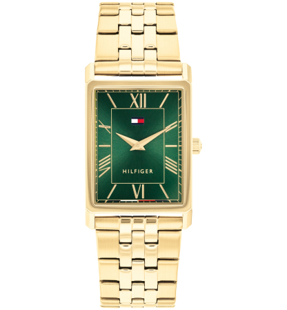 Tommy Hilfiger Men's Quartz Gold Tone Stainless Steel Bracelet Watch, 25.5 mm - Gold