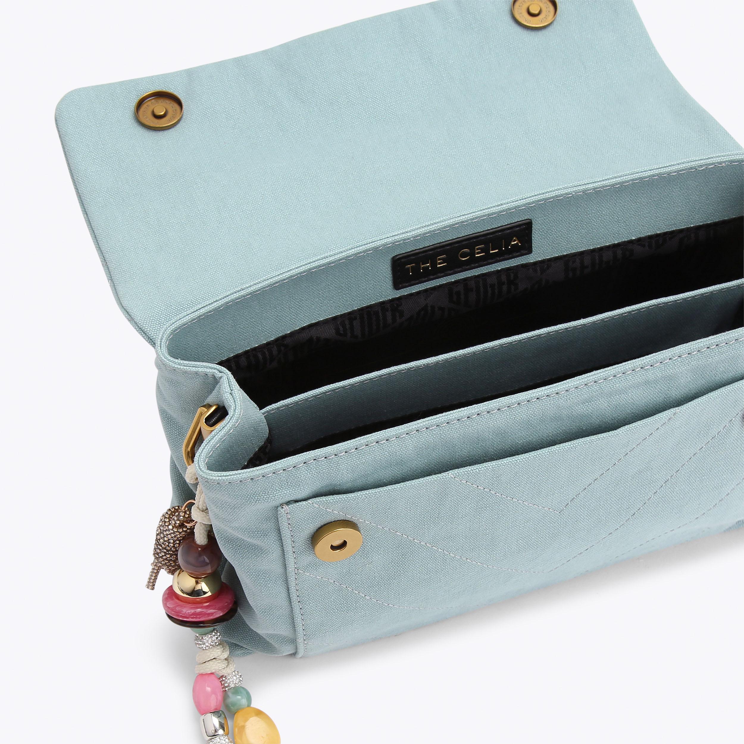 Kurt Geiger London Celia Shoulder Bag - Blue - view 5